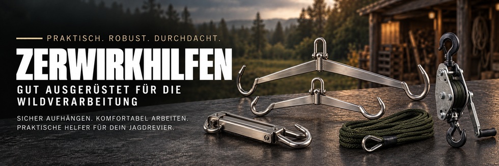 Wildverwertung, Wildkammer, Fleischhaken