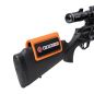 Preview: BLACK FIRE Schafterhöhung in Orange mit verstellbarer Wangenauflage. Hunting Equipment