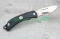 Preview: Nahaufnahme der konkaven Aufbrechklinge beim geschwenkten EKA SwedBlade G6 Black.