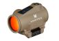 Preview: Nahaufnahme des Solar Auto D-TEC Panels auf der Oberseite des Vortex Crossfire II Red Dot TAN.