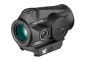 Preview: Seitliches Helligkeits-Einstellrad und Batteriefach des Vortex Crossfire II Red Dots.
