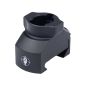 Preview: Spartan Classic Picatinny Adapter aus schwarzem 7075 Aluminium mit Torx 30 Schraube.