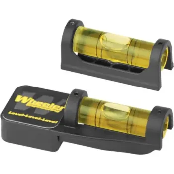 Wheeler Level-Level-Level Wasserwaagen-Set zur Zielfernrohrmontage auf der Verpackung.