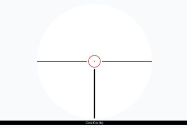 Preview: Beleuchtetes Circle Dot Absehen in Rot und Grün des Hawke Vantage HD 1-8x24