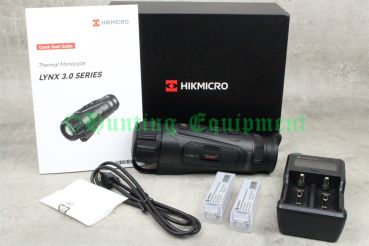 Preview: Lieferumfang des HIKMICRO LQ35L 3.0 mit Akkus, Ladegerät und USB-C-Kabel