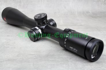 Preview: Nahaufnahme der MIL-basierten BDC Absehenschnellverstellung des Leica Amplus 6 Zielfernrohrs.