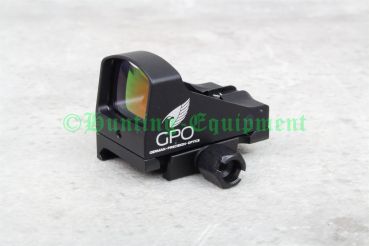 Preview: Nahaufnahme der seitlichen Batterieschublade des GPO SPECTRA Pistol Dot für einfachen Batteriewechsel.