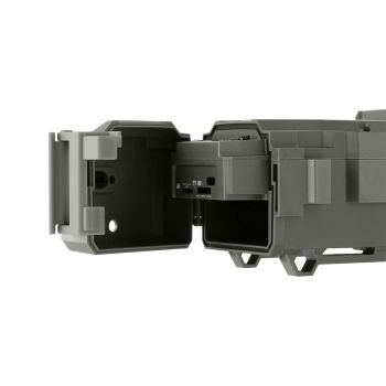 Spypoint FLEX-M2 LTE Wildkamera mit Antenne und 32 Megapixel Linse.