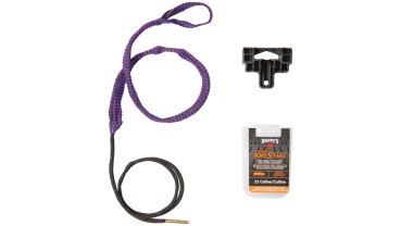 Preview: Integrierte Bronzebürste der Hoppe's BoreSnake zur schnellen und schonenden Reinigung von Büchsenläufen