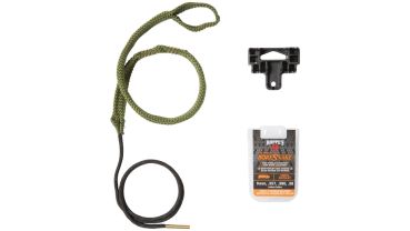 Preview: Integrierte Bronzebürste der Hoppe's BoreSnake zur schnellen und schonenden Reinigung von Büchsenläufen
