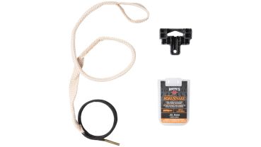 Preview: Integrierte Bronzebürste der Hoppe's BoreSnake zur schnellen und schonenden Reinigung von Büchsenläufen