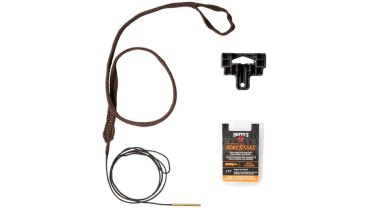 Preview: Integrierte Bronzebürste der Hoppe's BoreSnake zur schnellen und schonenden Reinigung von Büchsenläufen