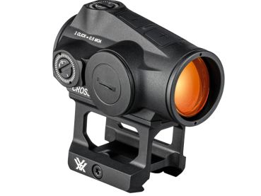 Vortex Crossfire II Red Dot Zubehör-Set inklusive zwei Montagen, Batterie und Schutzkappen.
