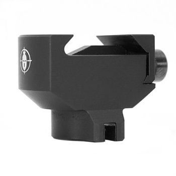 Preview: Unterseite des Spartan Picatinny Adapters für 20 mm Platzbedarf auf M1913 Schienen.
