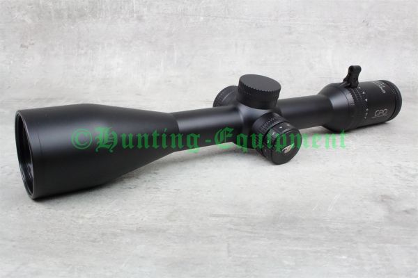 GPO SPECTRA 8x 2,5-20x50i Zielfernrohr mit 30mm Mittelrohr und montiertem Throw Lever.
