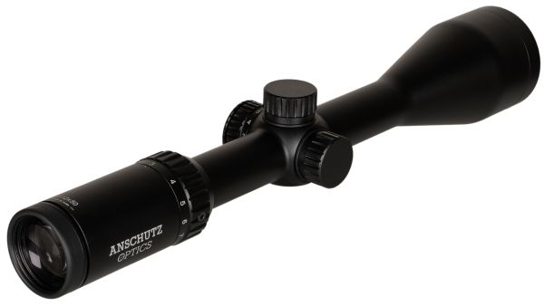 Beleuchtetes L4A Dot Absehen im Sichtfeld des Anschütz Optics Classic Zielfernrohrs.