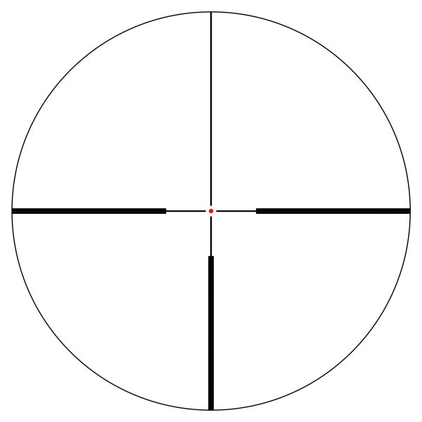 Nahaufnahme der flachen Abstellttürme mit 1/10 MRAD Klickverstellung am Anschütz 3-12x50.